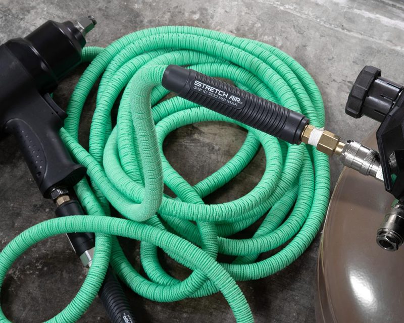 Expandable Air Hose In Action