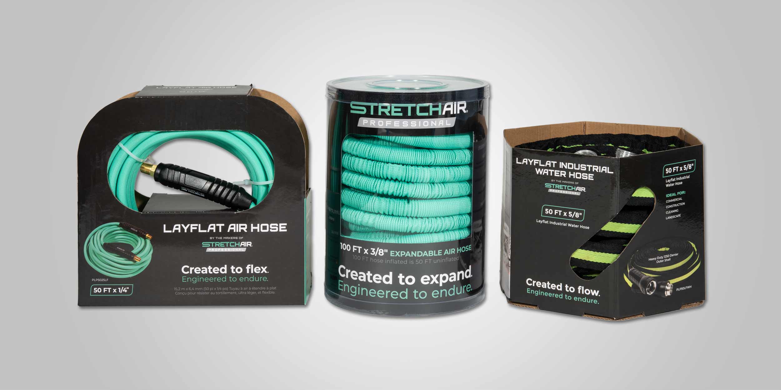 StretchAir Premium Air and Water Hoses